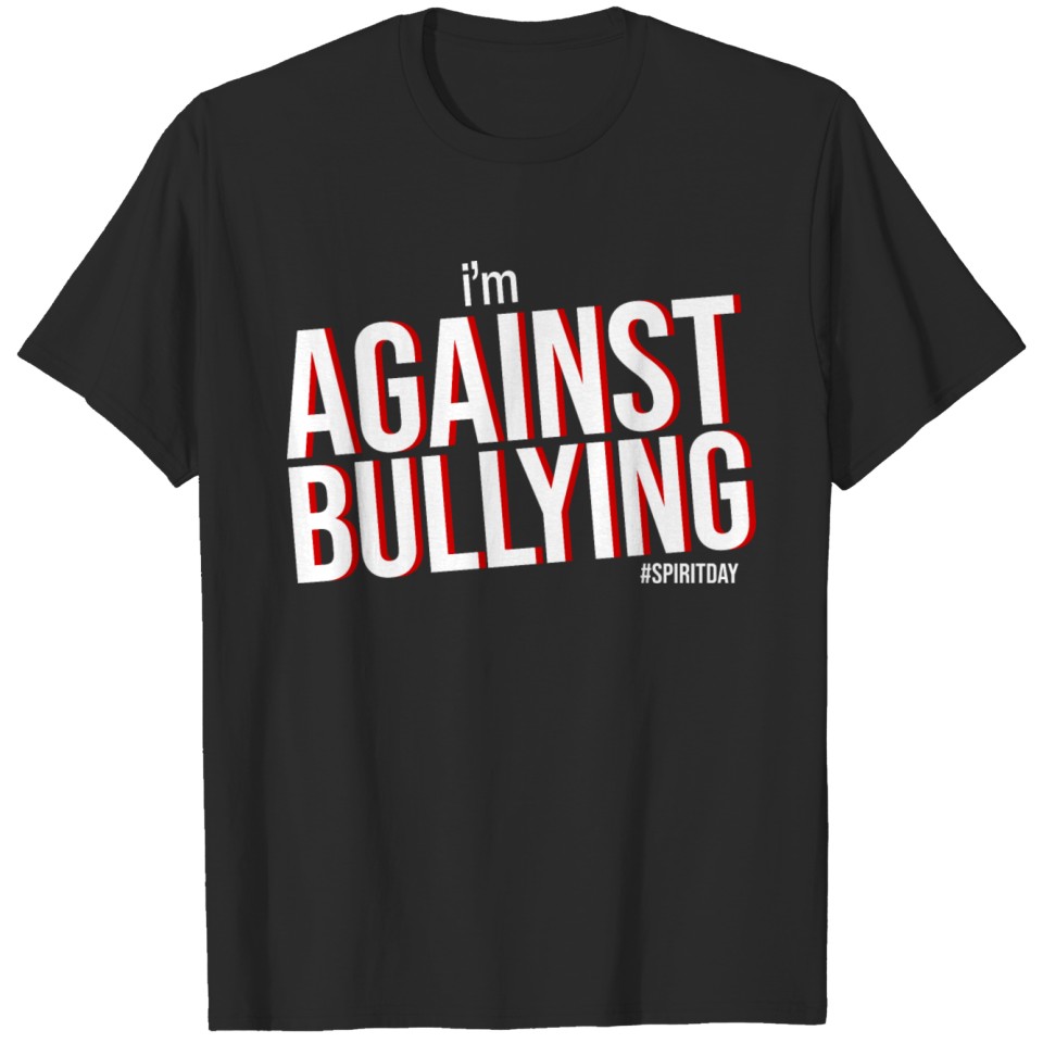 I'M Against Bullying Spirit Day Support Gay Lgbt T-Shirt