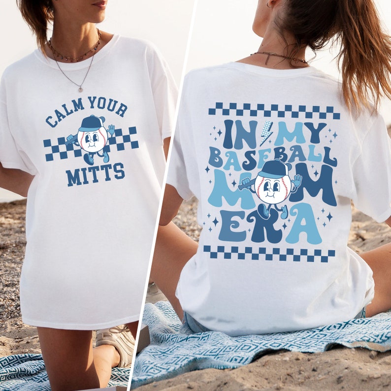 In My Baseball Mom Era T-Shirt, Mom Shirt, Mama T- Shirt, Premium Shirt