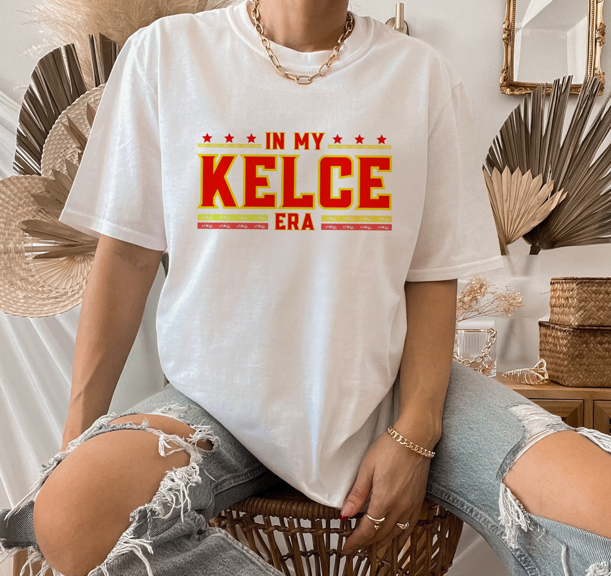 In My Kelce Era Shirt, Unisex Heavy Cotton Tee