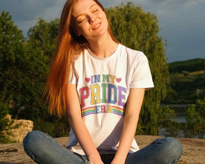 In My Pride Era tshirt, Pride Month Demon tshirt, Retro Pride tee, Rainbow tee, LGBT Gay Pride Shirt