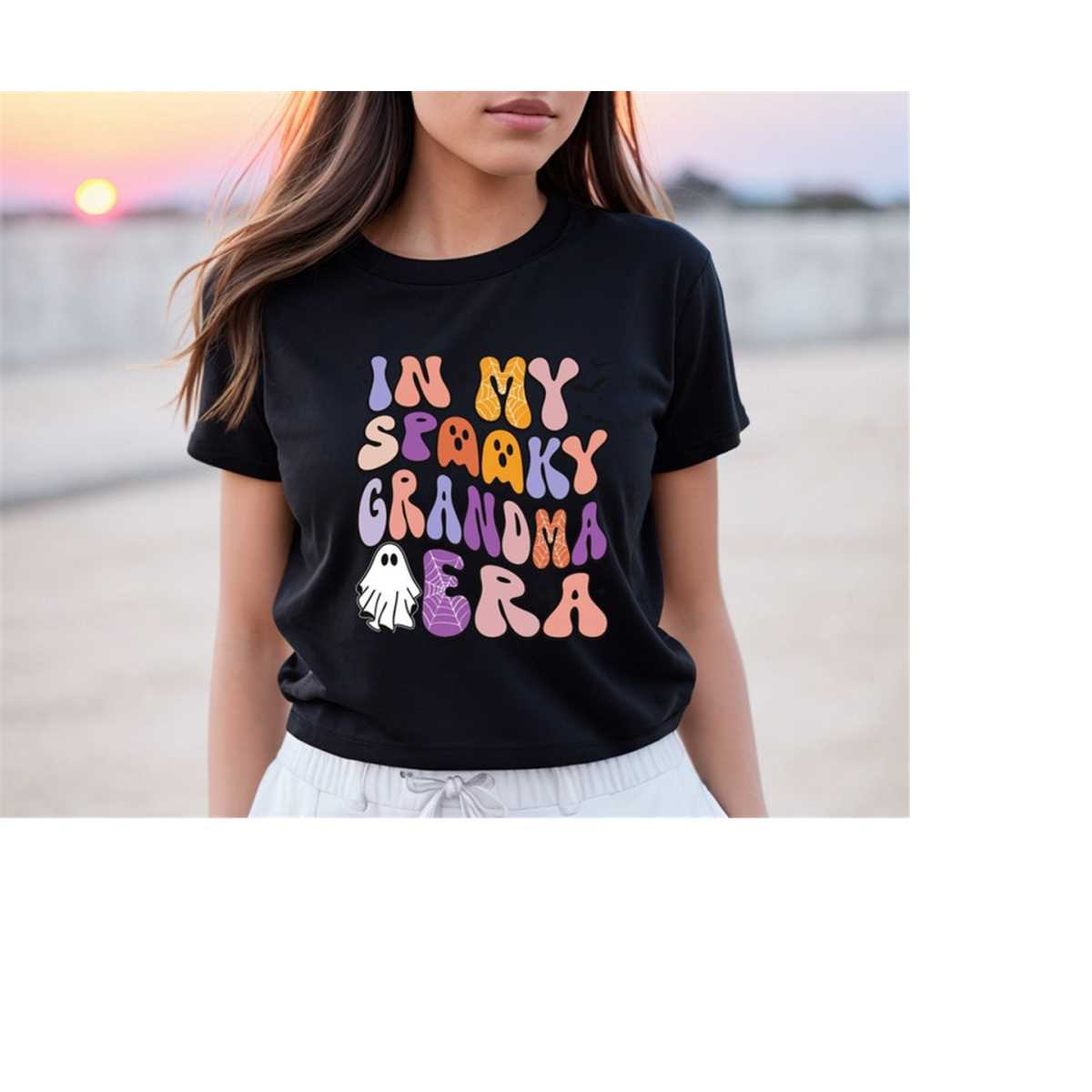 In My Spooky Grandma Era T-Shirt, Mom Shirt, Mama T- Shirt, Premium Shirt