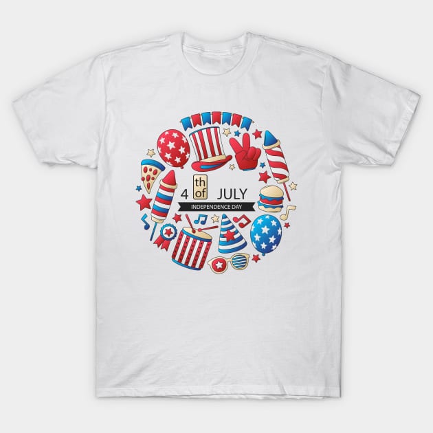Independence Day 4Th July T-Shirt July 4Th Tshirt, July 4Th Tee, Independence Premium Shirt