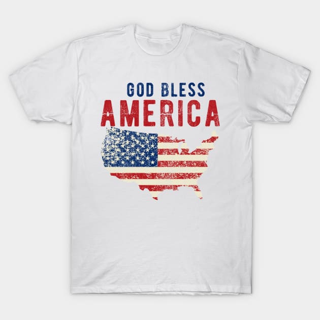 Independence Day - God Bless America 4Th Of July Gift T-Shirt July 4Th Tshirt, July 4Th Tee, Independence Premium Shirt