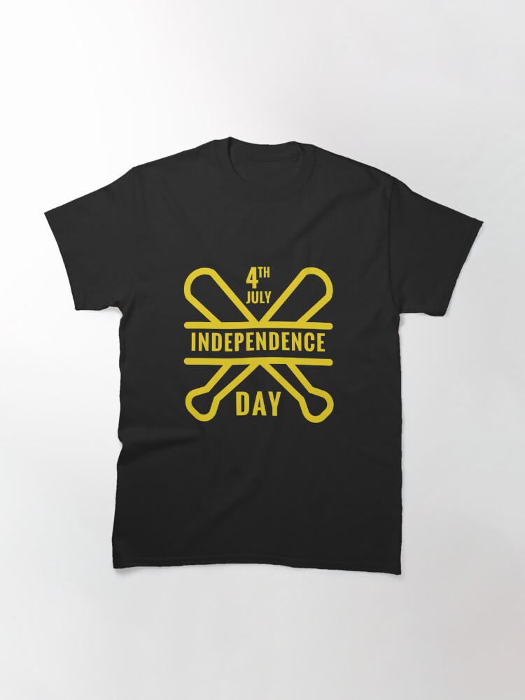 Independence Day Yellow Independence Day Classic T-Shirt July 4Th Tshirt, July 4Th Tee, Independence Premium Shirt