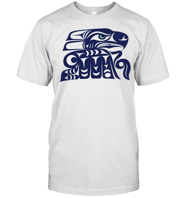 Indian Tribe Coast Salish Inspired Seahawks Shirt, Premium Shirt