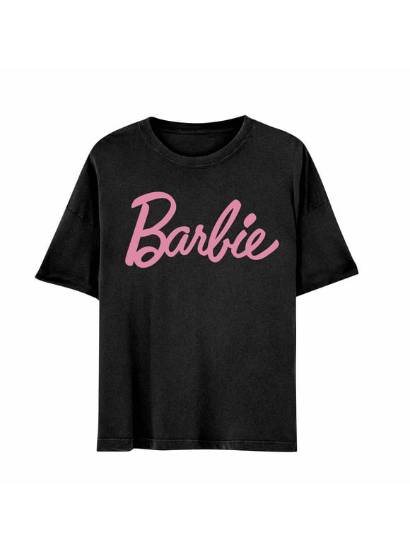 Isaac Morris Limited Barbie Logo Mens And Womens Short Sleeve T-Shirt (Black, S-Xxl)