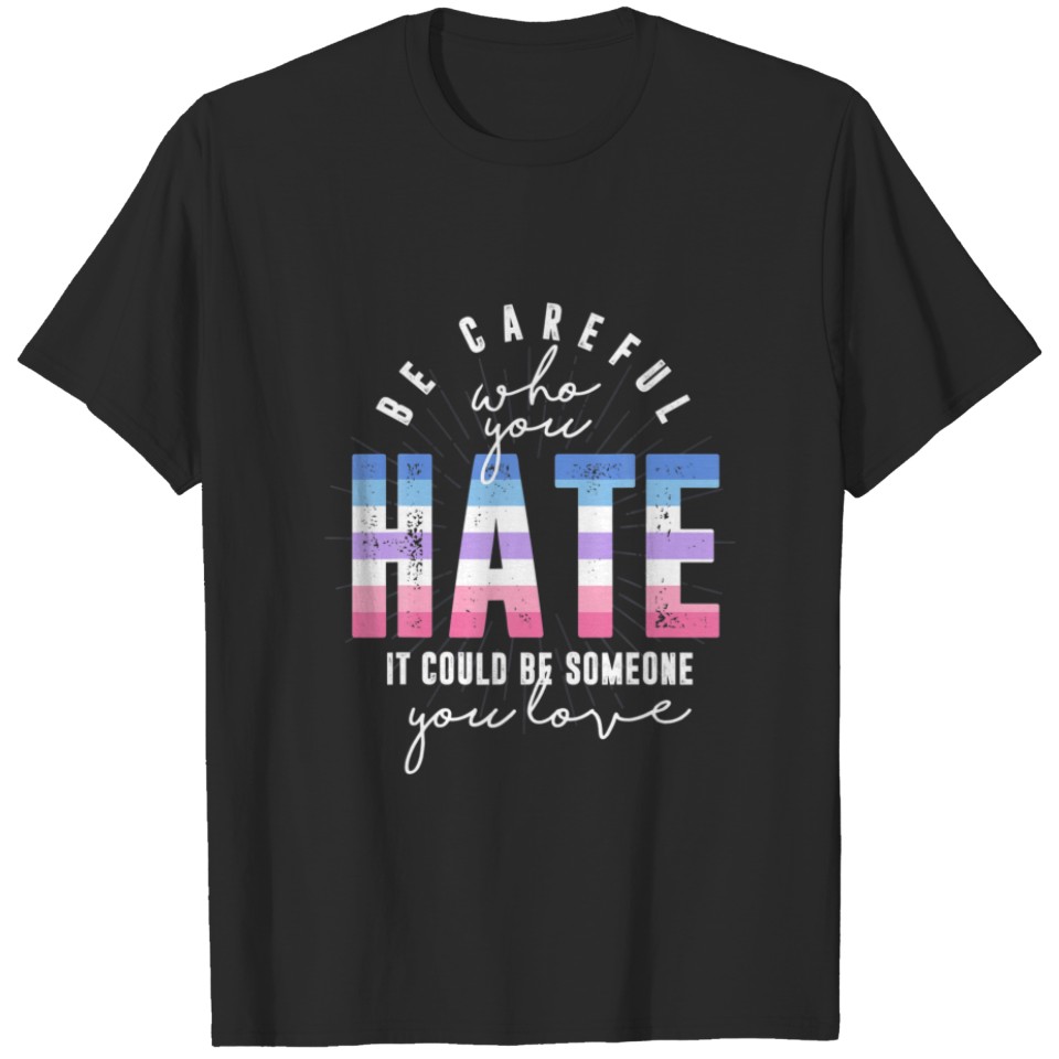 It Could Be Someone You Love Bigender Flag Lgbt Bi T-Shirt
