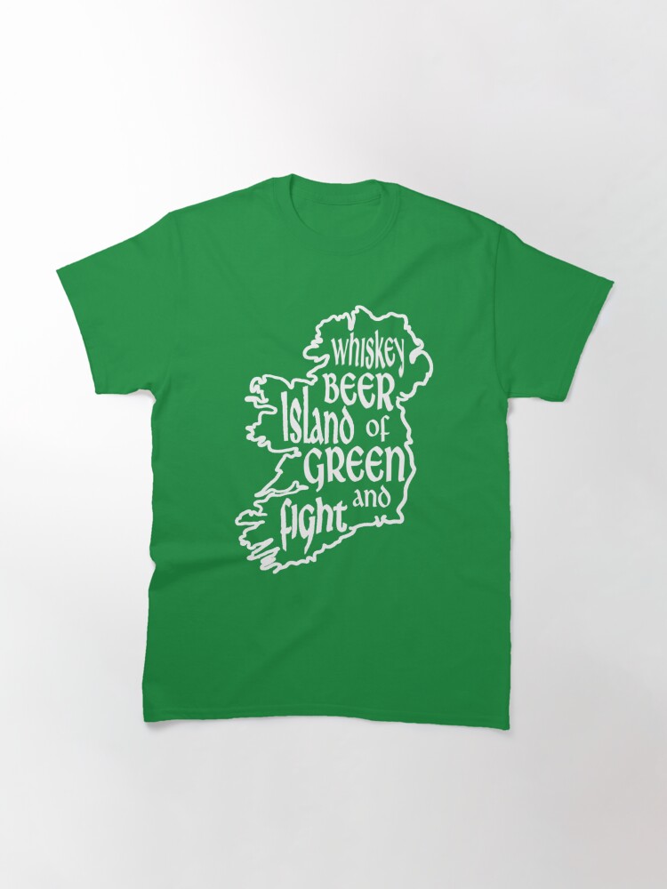 It'S Always Sunny Whiskey Beer Island Of Green And Fight Classic T-Shirt