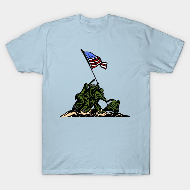 Iwo Jima Memorial T-Shirt July 4Th Tshirt, July 4Th Tee, Independence Premium Shirt