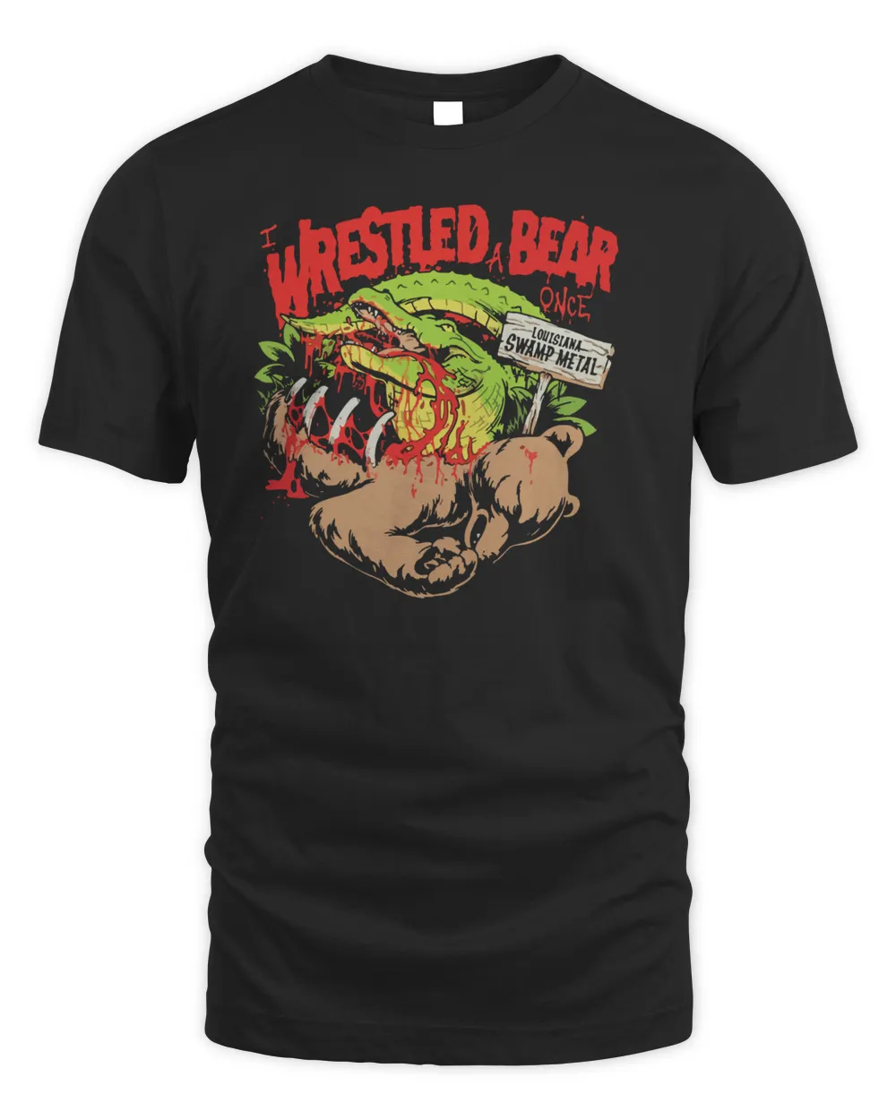 Iwrestledabearonce Merch Swamp Metal Shirt, Premium Shirt