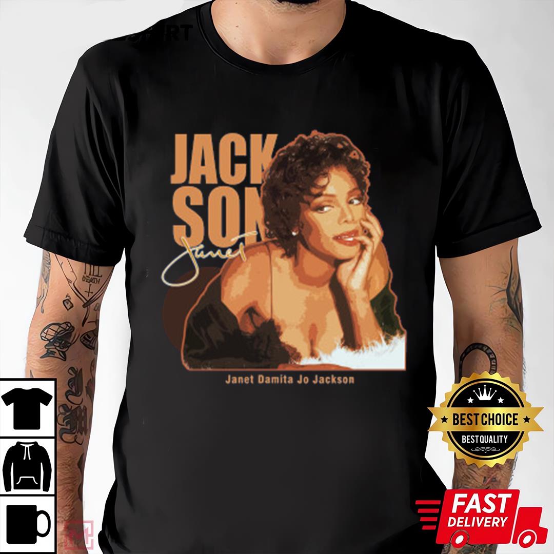 Janet Jackson Retro, Janet Jackson T-Shirt, Premium Shirt