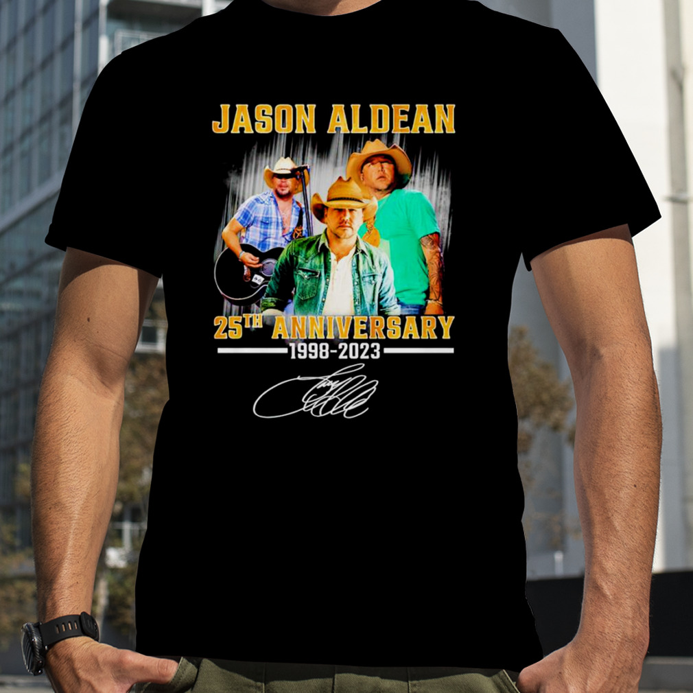 Jason Aldean 25Th Anniversary 1998 Signature Shirt, Premium Shirt