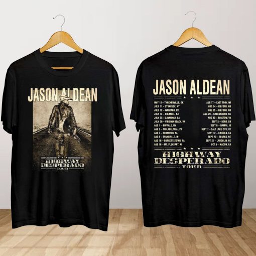 New Jason Aldean Highway Desperado Tour 2024 Shirt
