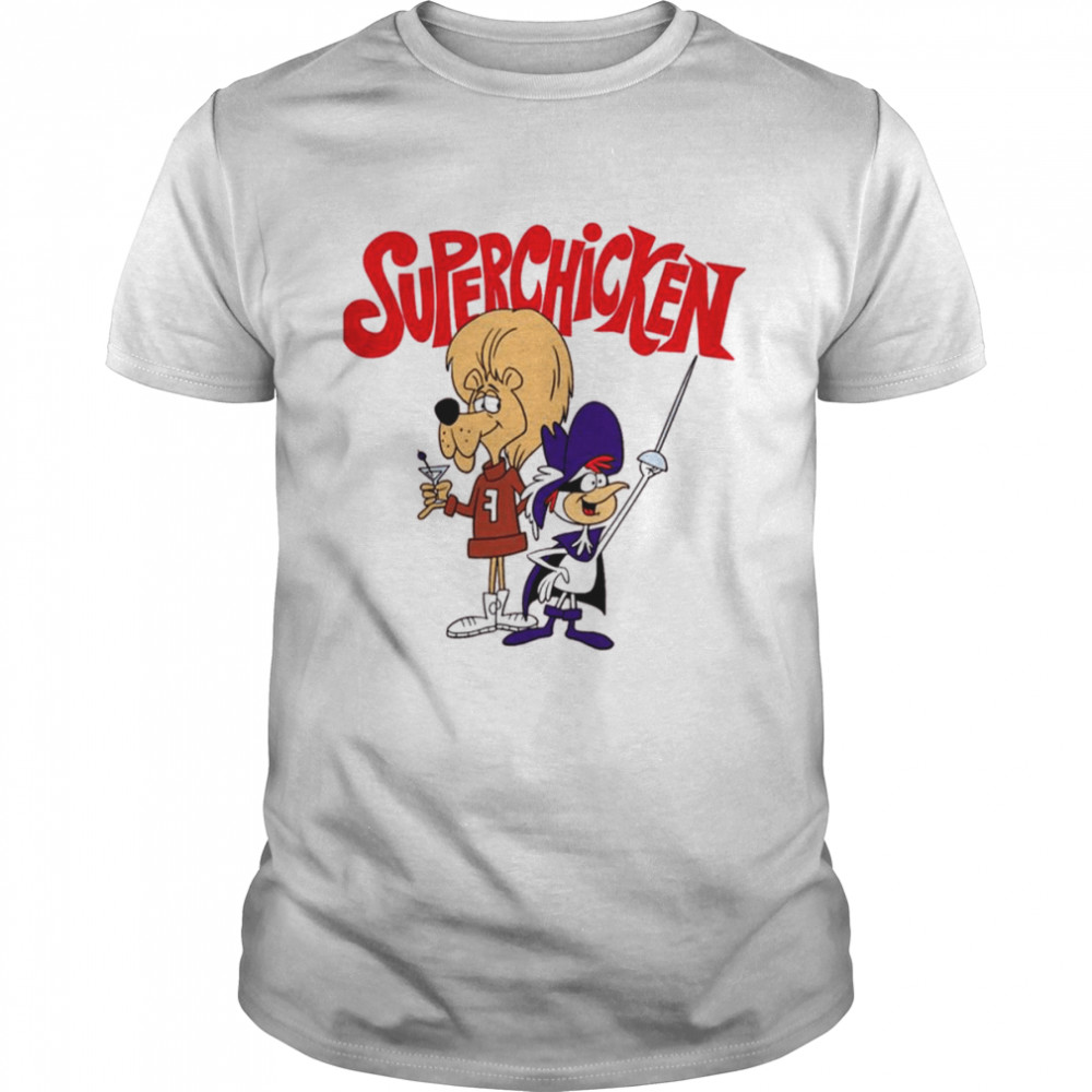 Jay Ward And Chicken Cartoon Super Chicken Shirt, Premium Shirt