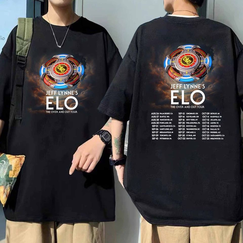 Jeff Lynne'S Elo Over And Out Final Tour 2024 Shirt, Jeff Lynne'S Elo 2024 Concert
