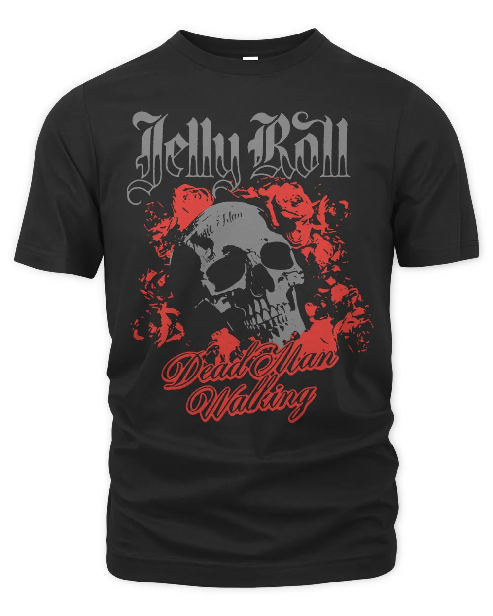 Jelly Roll Merchandise Floral Skull Shirt, Premium Shirt