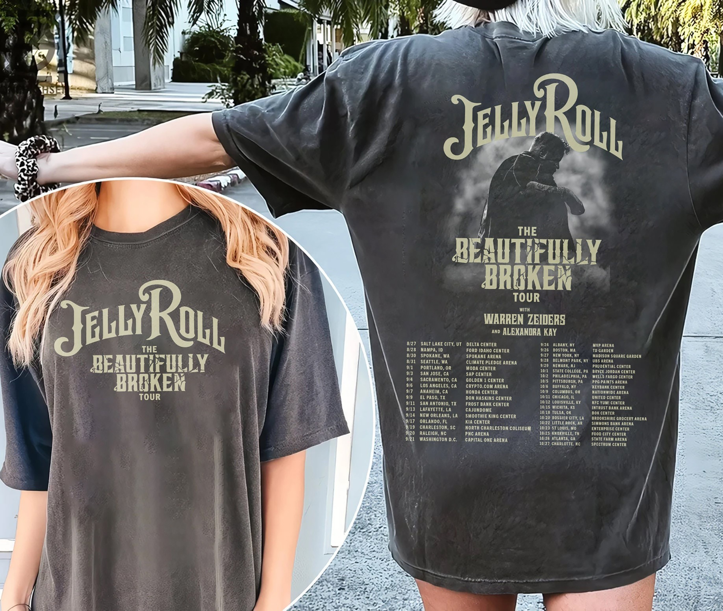 Jelly Roll The Beautifully Broken Tour 2024 Shirt, Premium Shirt, Trend Shirt, Ablum Music Shirt, Fan Shirt, Tour Shirt