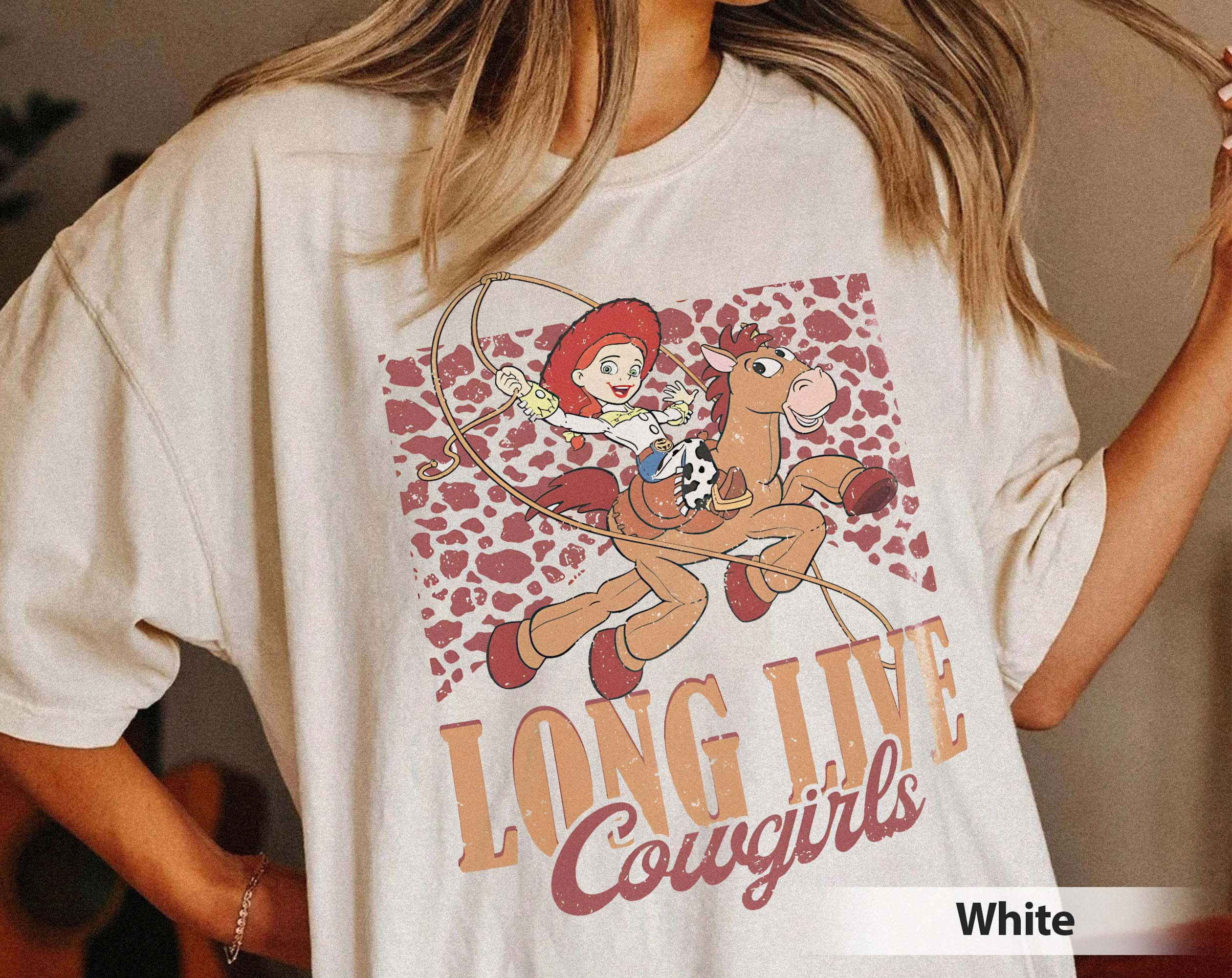 Jessie Long Live Cowgirls Shirt, Vintage Toy Story Shirt, Disney Shirt