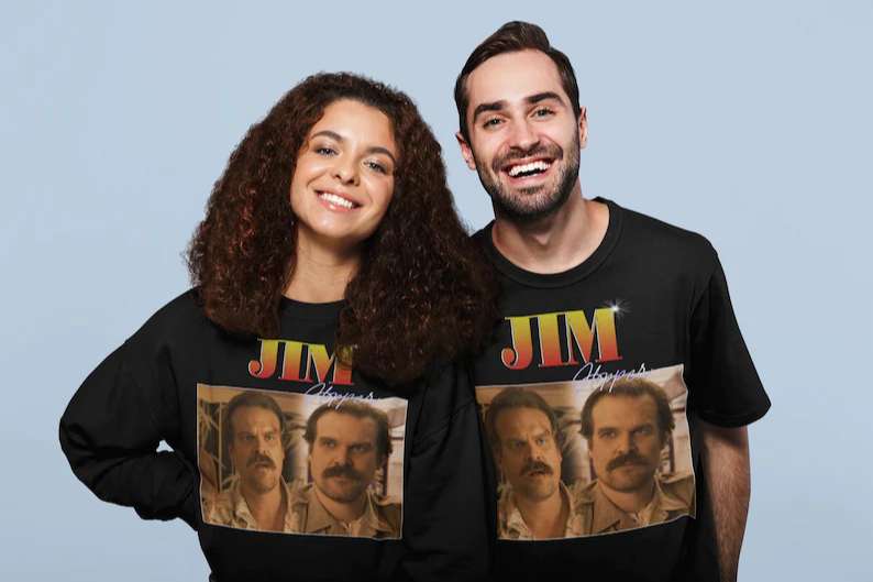 Jim Hopper Stranger Things Shirt, Premium Shirt