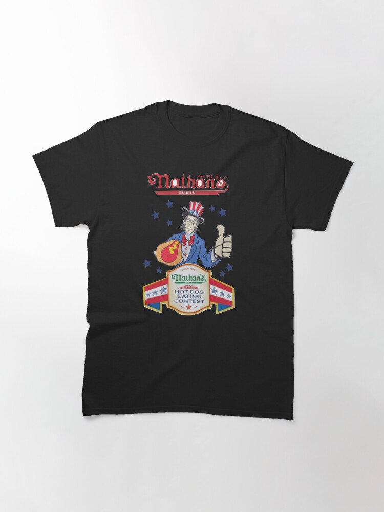 Joey Chestnut With Funny Character Classic T-Shirt July 4Th Tshirt, July 4Th Tee, Independence Premium Shirt