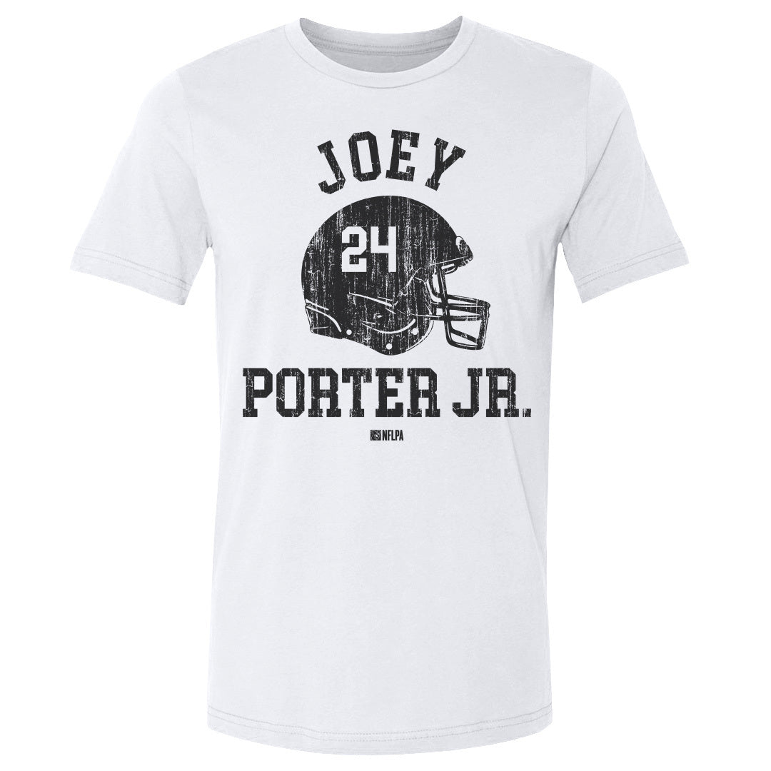Joey Porter Jr. Pittsburgh Helmet Font T-Shirt