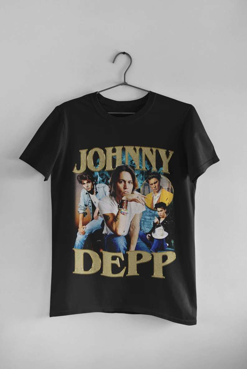 Johnny Depp Actor Retro Shirt, Premium Shirt