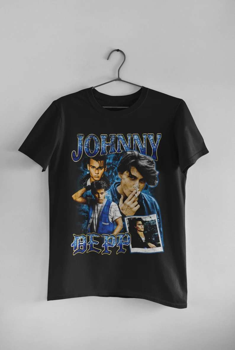 Johnny Depp Retro Shirt, Premium Shirt