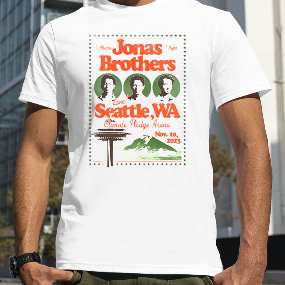 Jonas Brothers November 10, Seattle, Wa Shirt, Premium Shirt