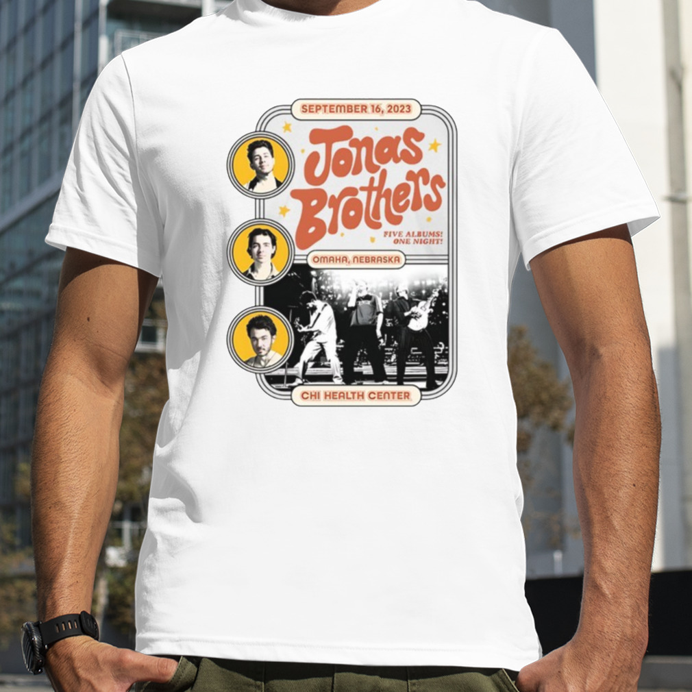 Jonas Brothers September 16 Omaha Nebraska Chi Health Center Art T-Shirt, Premium Shirt