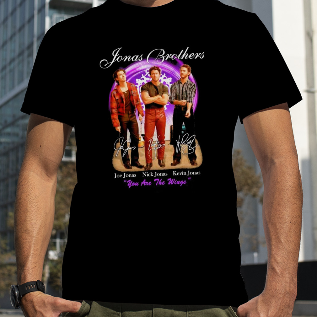 Jonas Brothers You Are The Wings Signatures Shirt, Premium Shirt