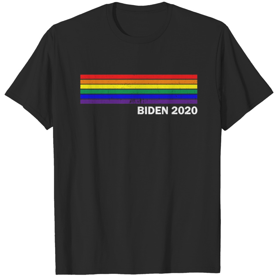 Joseph Biden For President Lgbt Gay Pride Rainbow T-Shirt