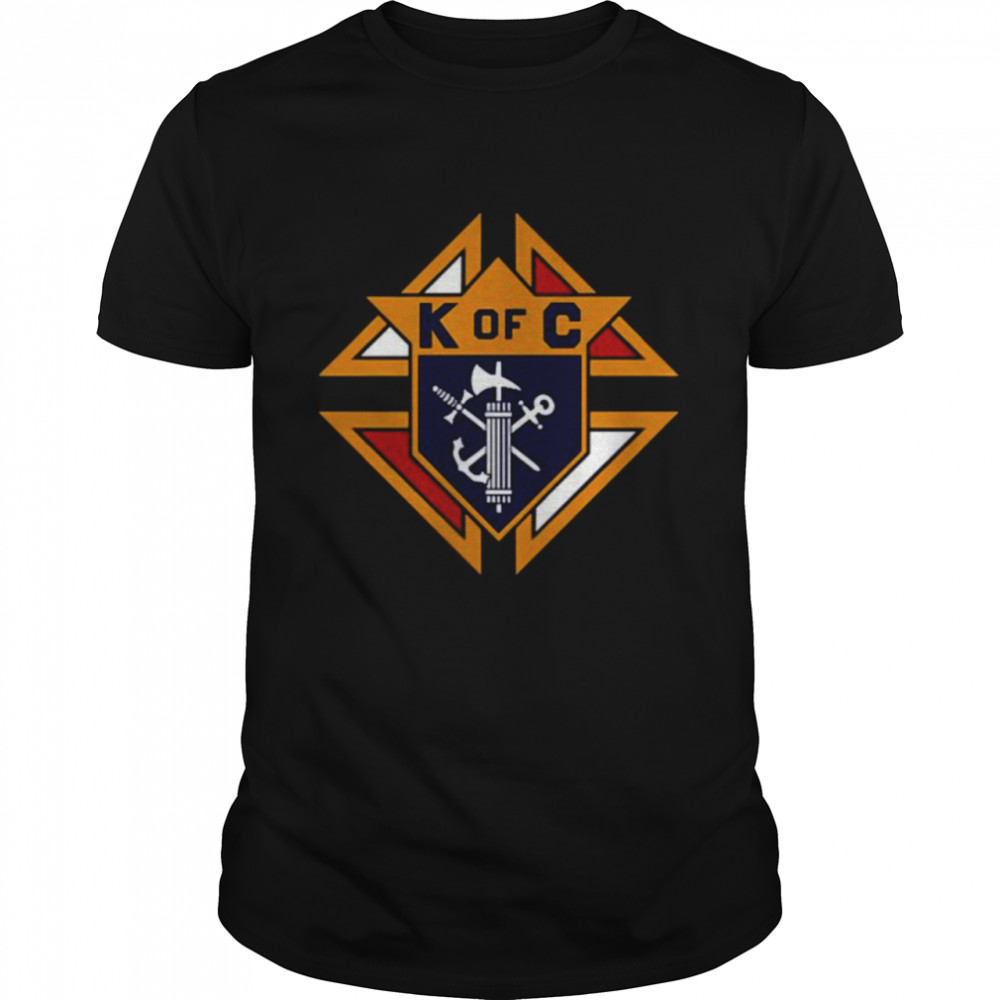 K Of C Graphic Knights Of Columbus In Front Of Chest In My Hearshirt, Premium Shirt