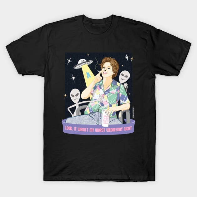 Kate McKinnon SNL Alien Abduction T-Shirt