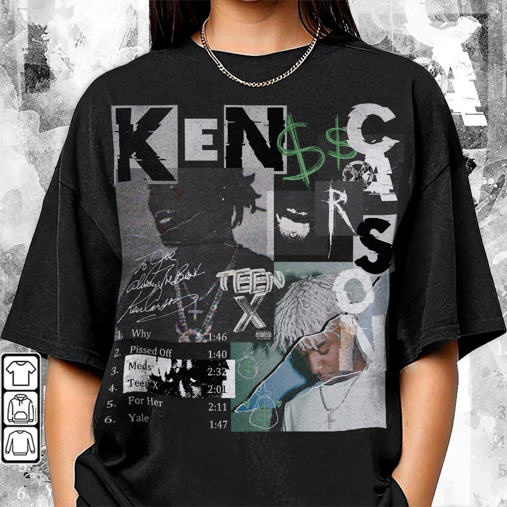 Ken Carson Actual Hate Teen X 90S Shirt, Paper Rapper Opium Vintage Merch Tee, Project X Ken Carson Rap