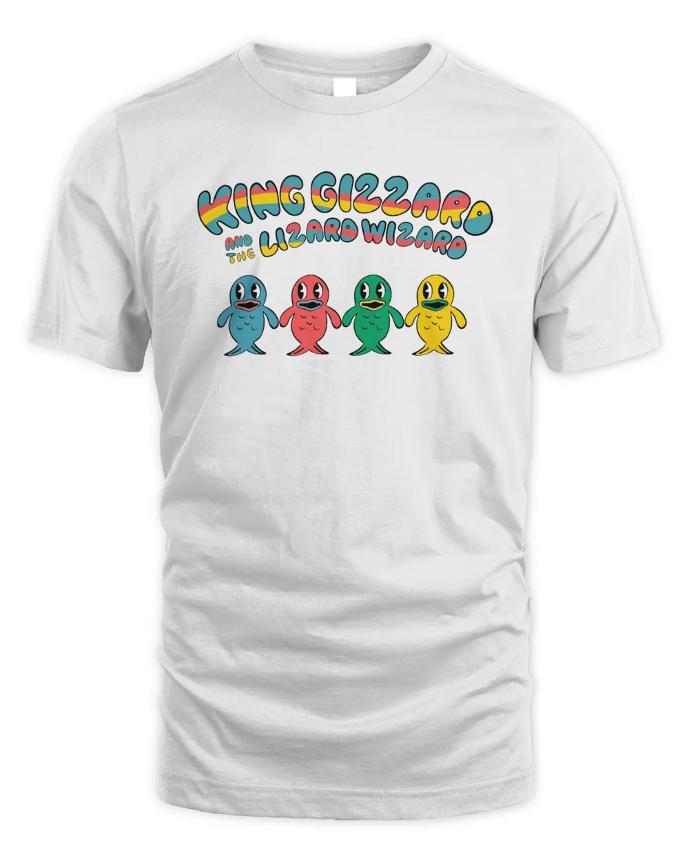 King Gizzard And The Lizard Wizard Fish Family T Shirt, Premium Shirt