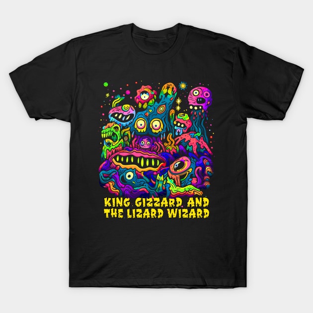 King Gizzard and The Lizard Wizard - Original Fan Art T-Shirt