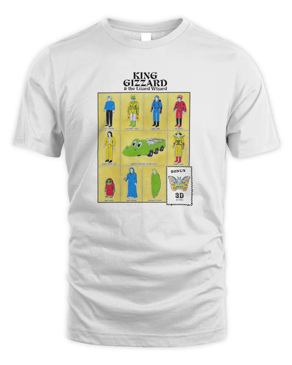 King Gizzard Merch Butterfly Toys T Shirt, Premium Shirt