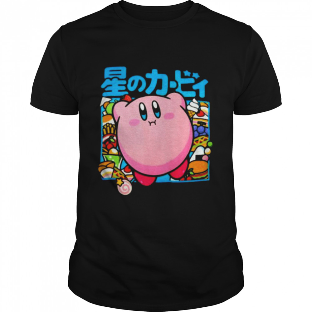 Kirby Food Kanji Shirt, Premium Shirt