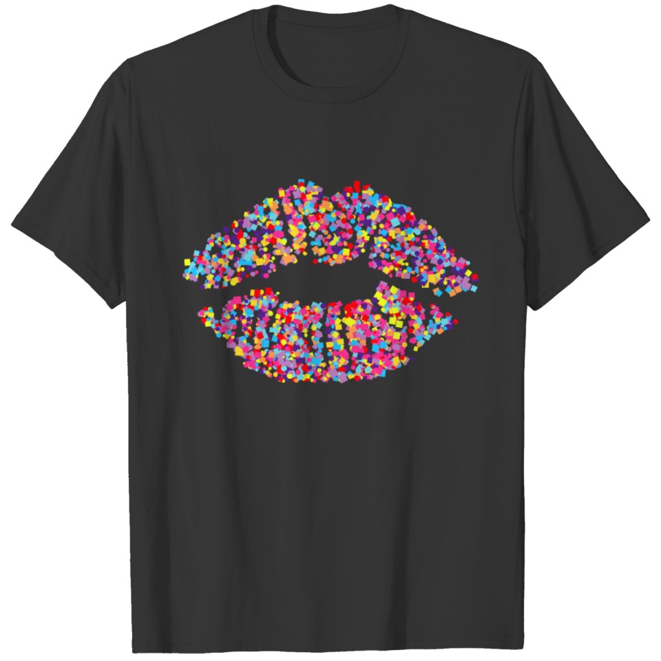 Kiss Mounth Lips Lgbt Gay Pride Gift T Shirts