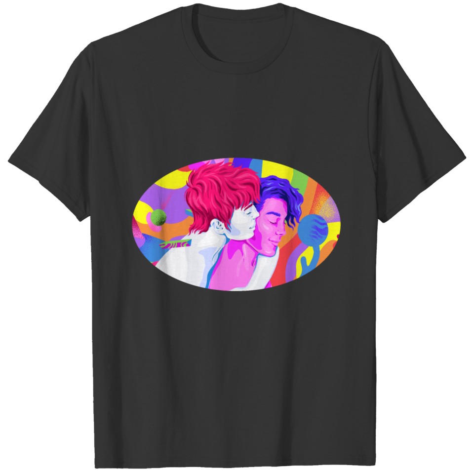 Kissing Men Lgbt Csd Gay T Shirts