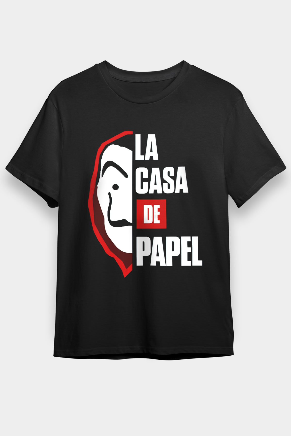 La Casa De Papel Siyah Unisex Graphic T-Shirt, Premium Shirt, Streetwear