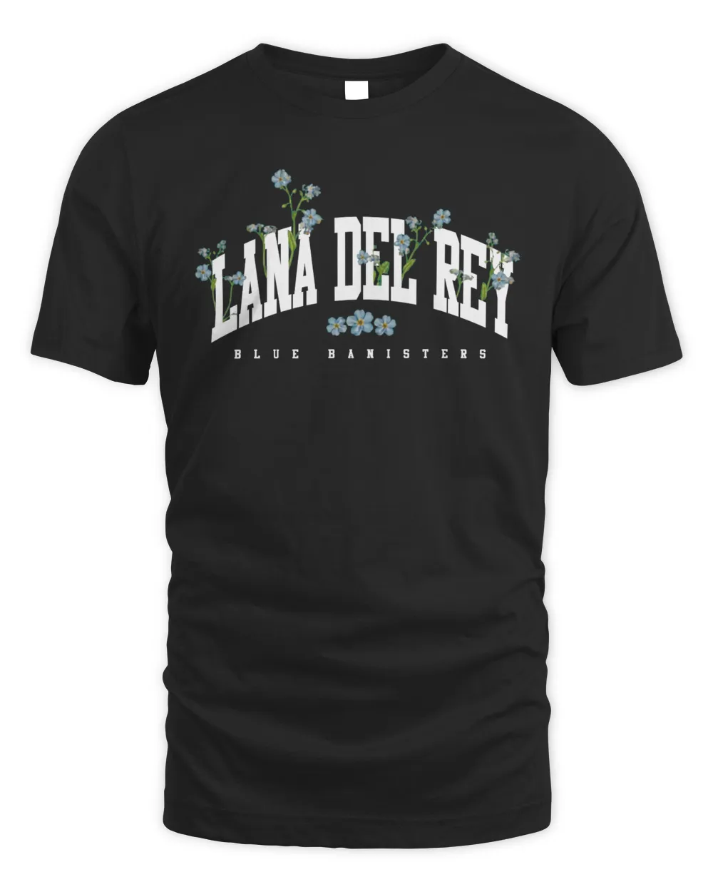 Lana Del Rey Merch Blue Flowers Shirt, Premium Shirt