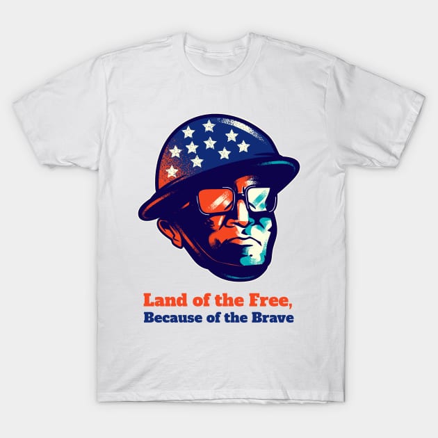 Land Of The Free, Because Of The Brave T-Shirt July 4Th Tshirt, July 4Th Tee, Independence Premium Shirt