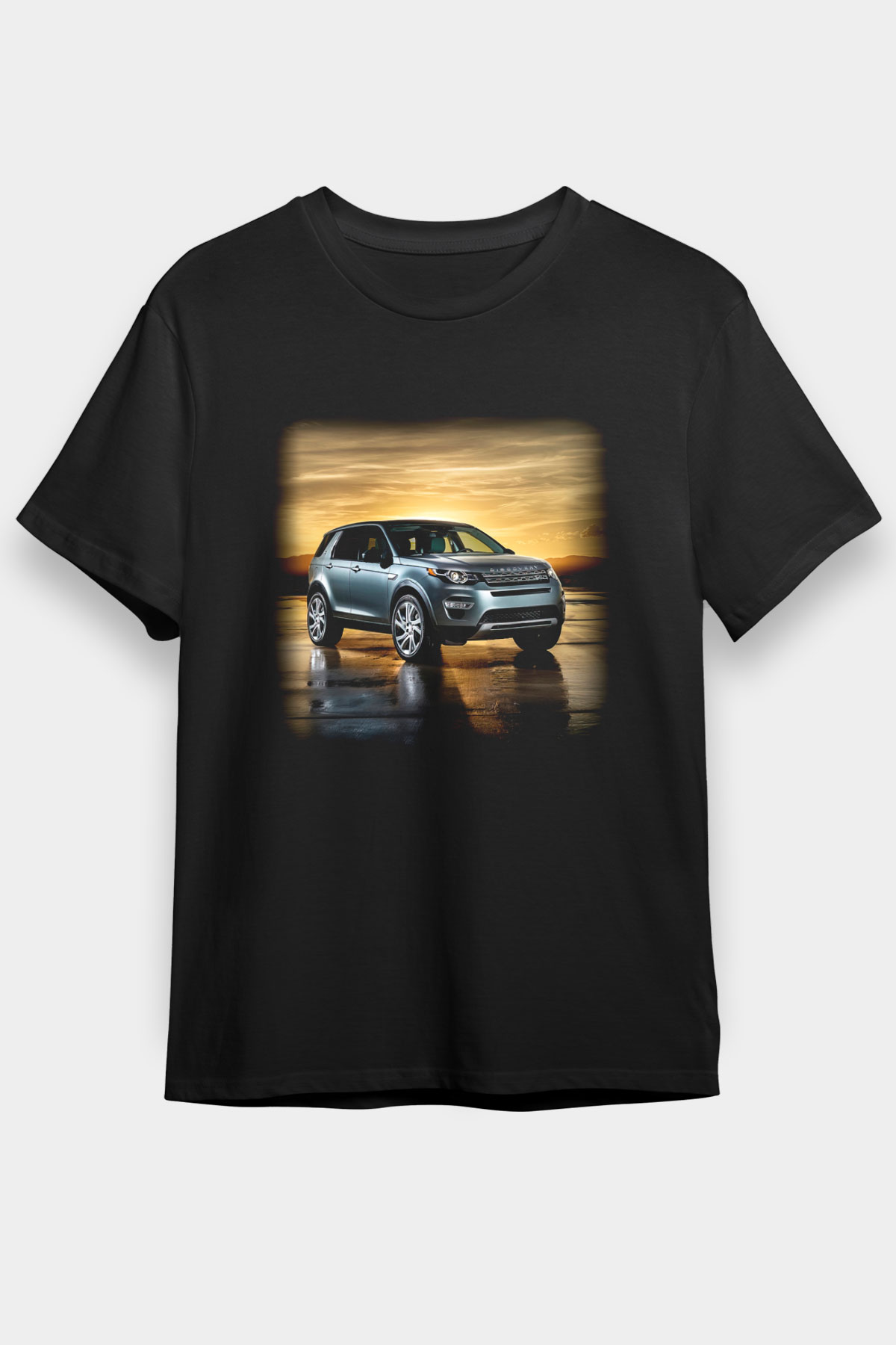 Land Rover Siyah Unisex Graphic T-Shirt, Premium Shirt, Streetwear