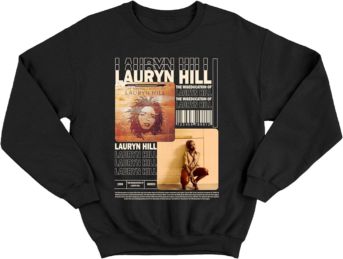 New Lauryn Hill Comfort Color Lau-Oryn 9Os Graphic, Music Lauryn Sweatshirt, Lauryn Hill Singer Music