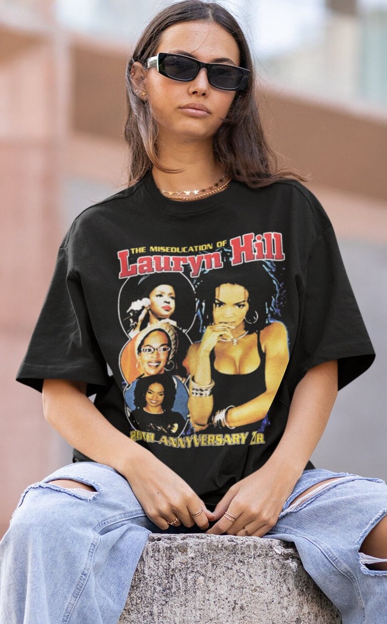 Lauryn Hill Fugees Hiphop Tshirt, Fan Shirt, Classic Style Shirt