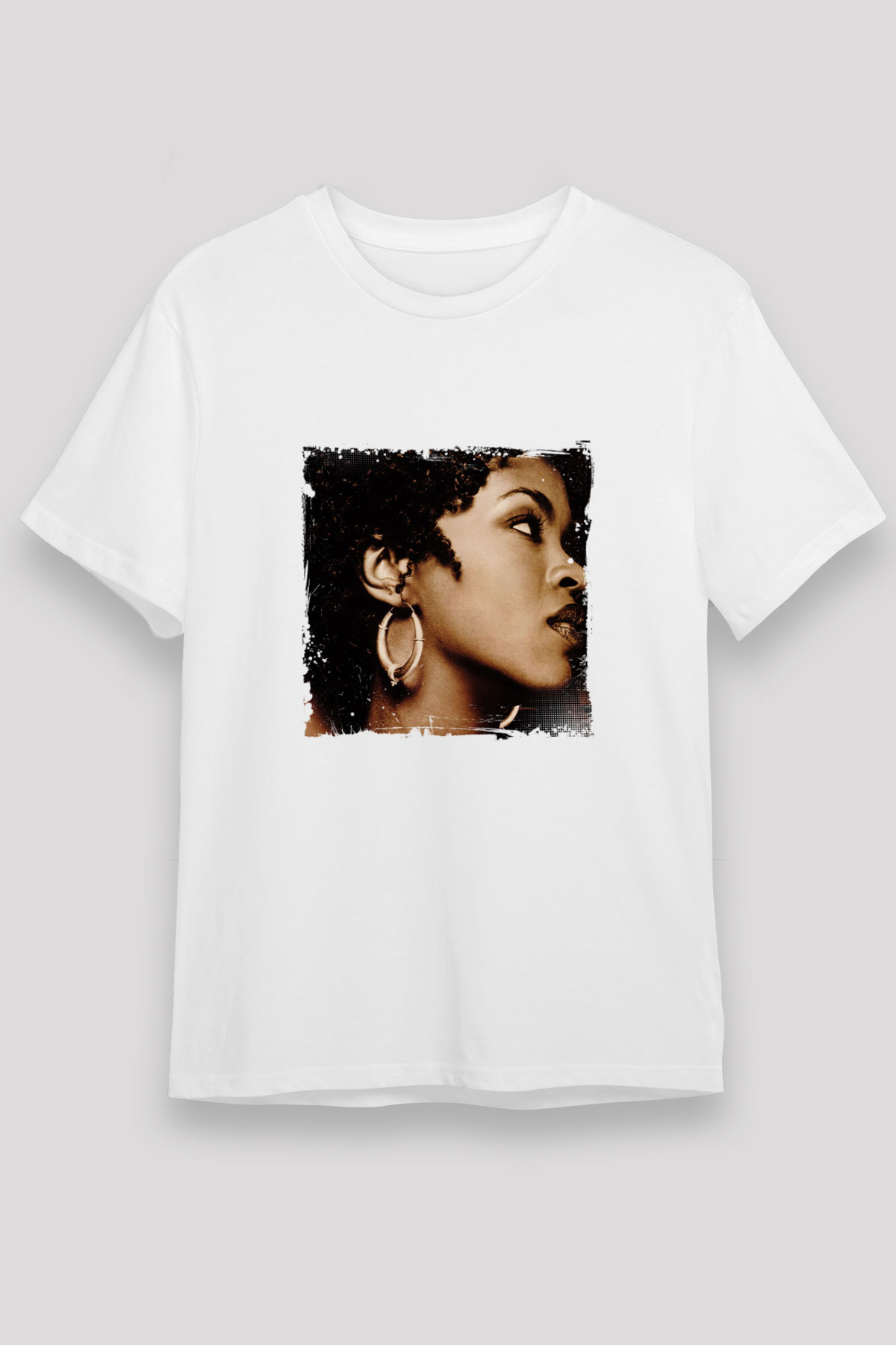 Lauryn Hill Unisex White Graphic T-Shirt, Premium Shirt, Streetwear