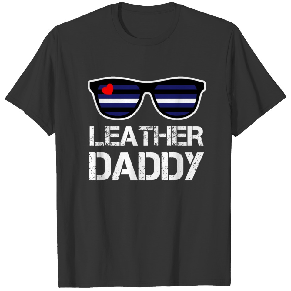 Leather Daddy Lgbt Fetish Gay Pride T Shirts