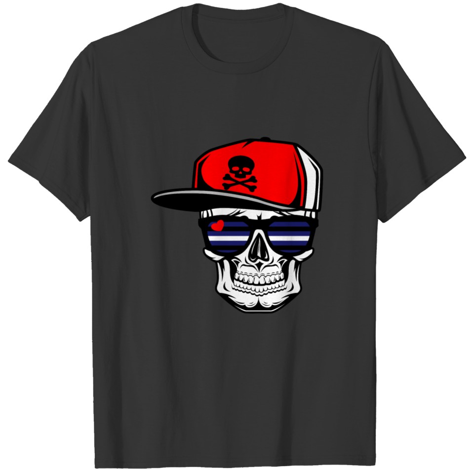 Leather Skull Lgbt Gay Pride Old School Fetish T Shirts
