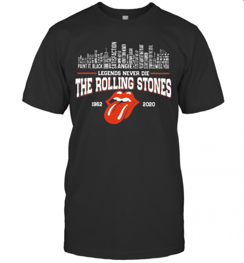 Legends Never Die The Rolling Stones 1962 2020 T-Shirt, Premium Shirt